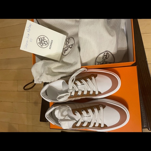Hermes Deep Sneaker Multicolore Blanc Gomme - Picture 2 of 5